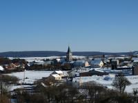 Le village à -12° sous la neige.